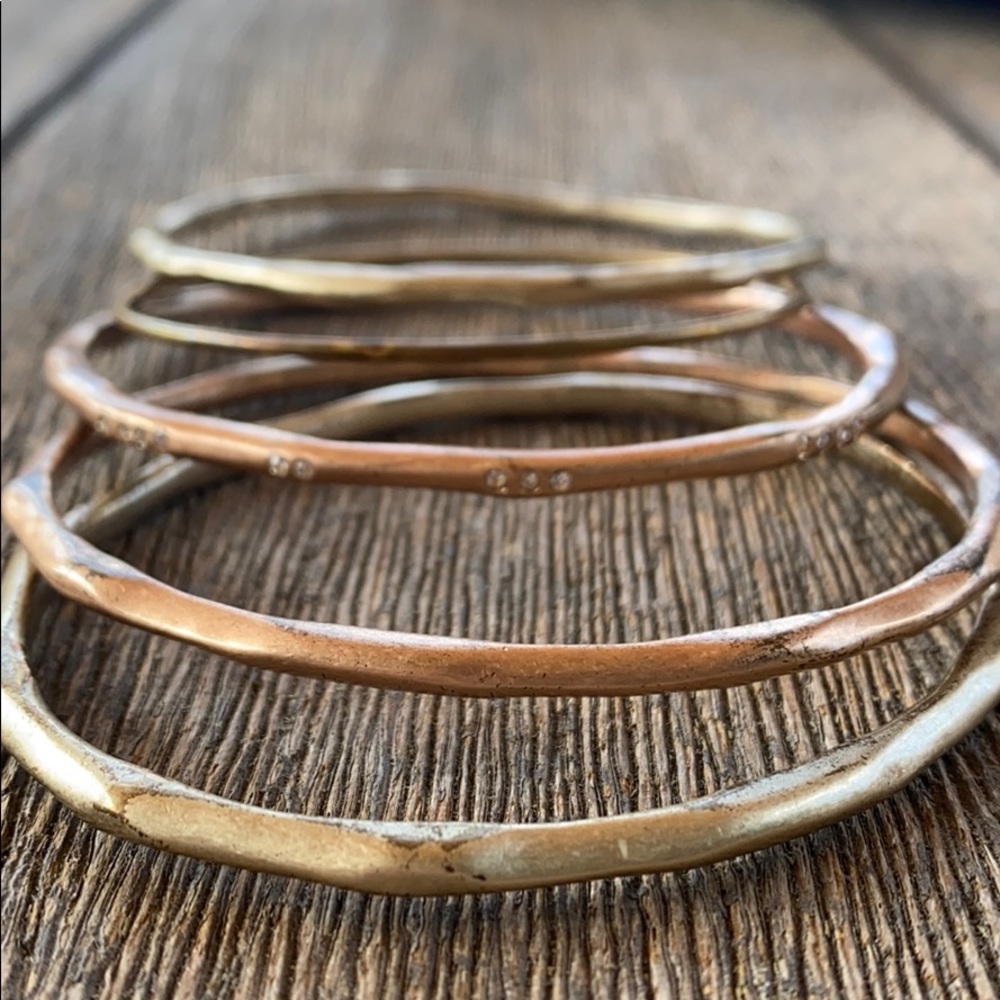 Stackable bangle bracelets - Picture 2 of 3